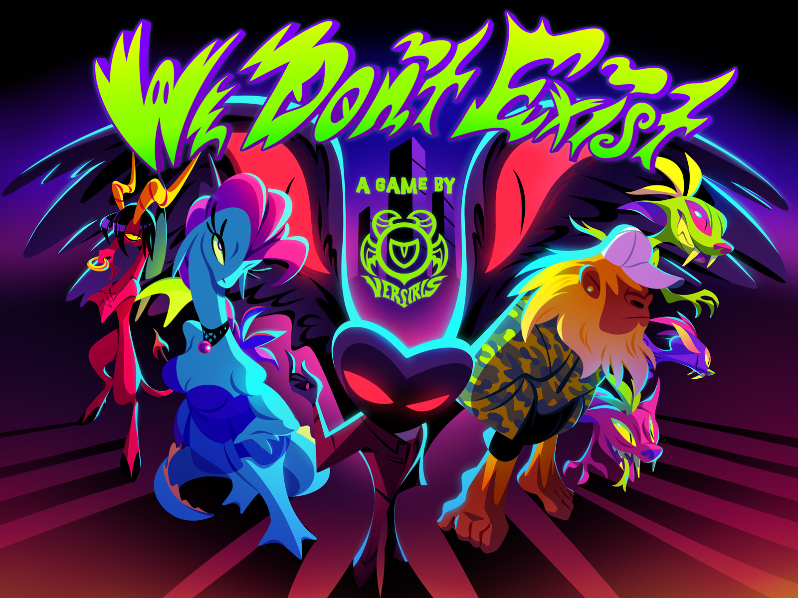 We Don't Exist a game by Versiris splash artwork